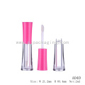 6ml flache Form des Lipglosses leer Abgeflachtes Lippenglanzrohr